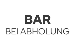 Bar bei Abholung