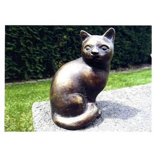 Katze aus Bronze