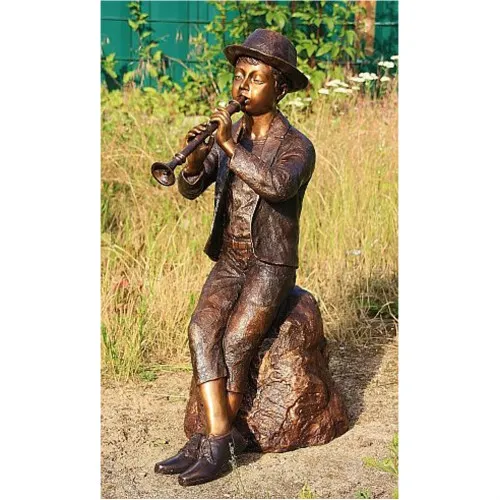 Flötenspieler Groß