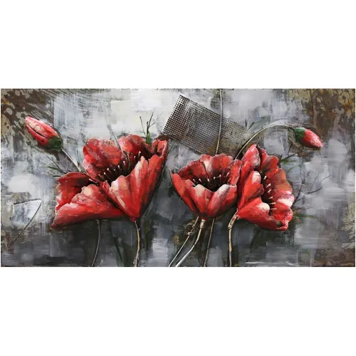 3D Mohnblumen