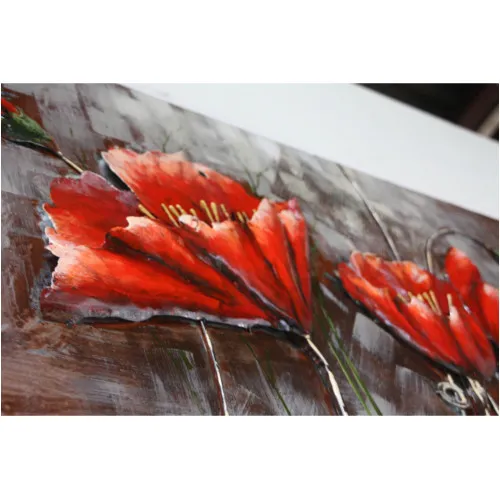 3D Mohnblumen
