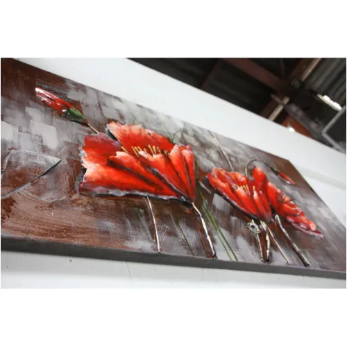 3D Mohnblumen