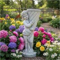 Elias mit Pflanzhorn