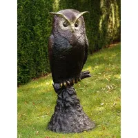 Bronze Eule 115 cm