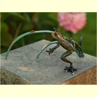 Frosch und Marienkäfer