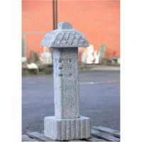 Granit Bambus Laterne