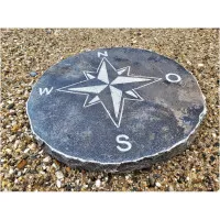 Trittplatte Kompass