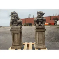 Gargoyles auf Säule
