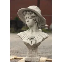 Büste mit Hut