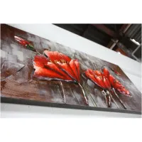 3D Mohnblumen