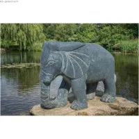 Elefant Naturstein