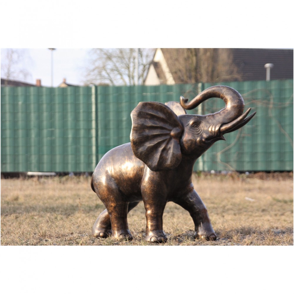 Elefant, Tierfigur aus Bronze
