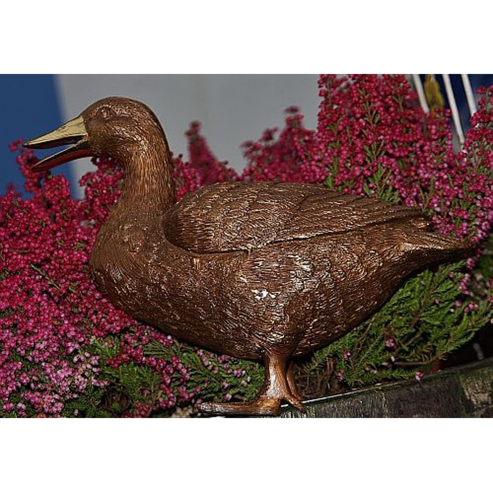 Ente Tierfigur Aus Bronze