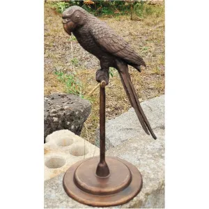 Bronze Papagei