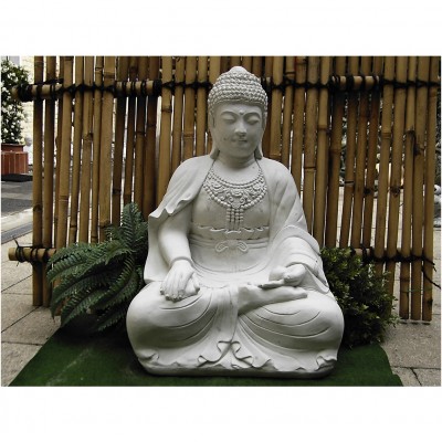 Buddhas Aus Steinguss Granit Bronze