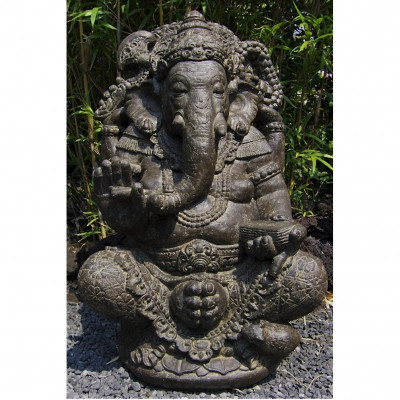 Ganesha auf Lotus