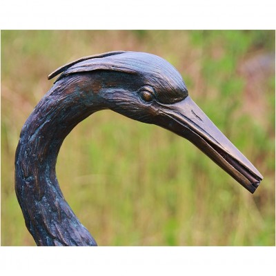 Fischreiher Bronze