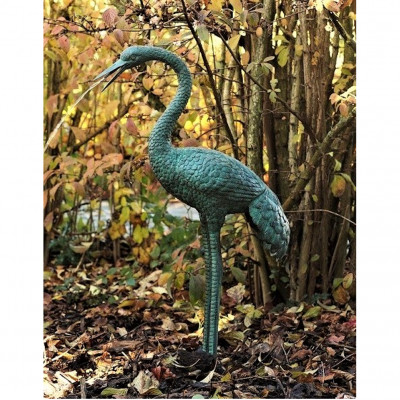 Fischreiher Bronze