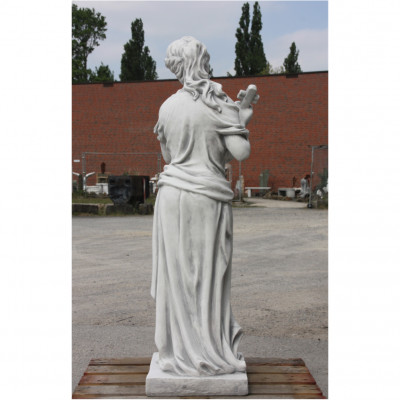 Frau mit Klampfe