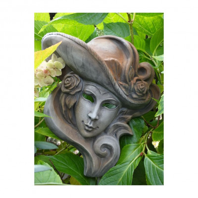 Venezianische Maske Rosteffekt