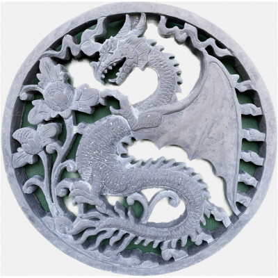 Drache Wandbild